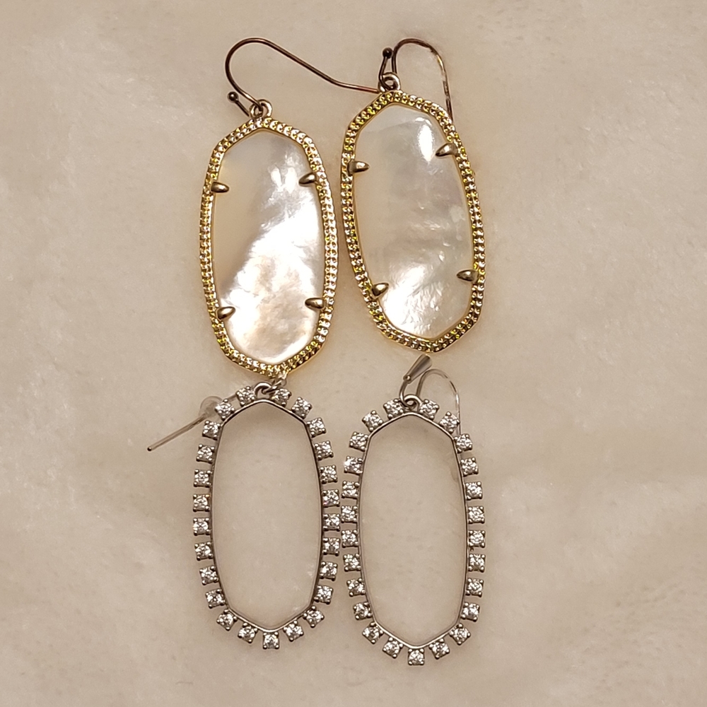 Kendra Scott Elle Earrings Lot of Two